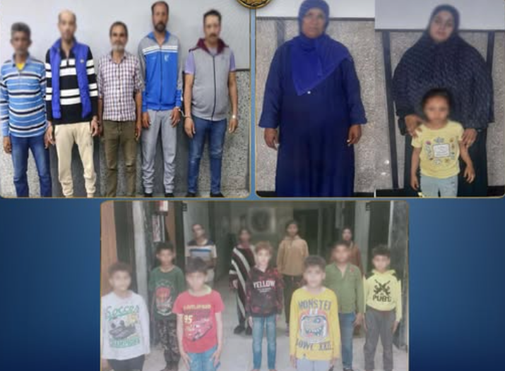 ضبط تشكيل عصابي لاستغلال الأطفال في التسول وبيع السلع بالجيزة